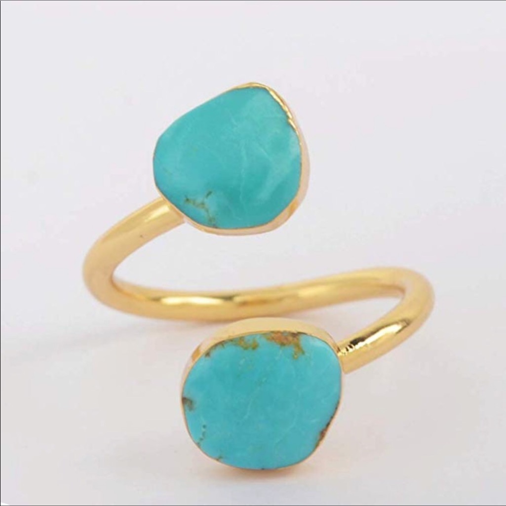Turquoise Wrap Adjustable Ring